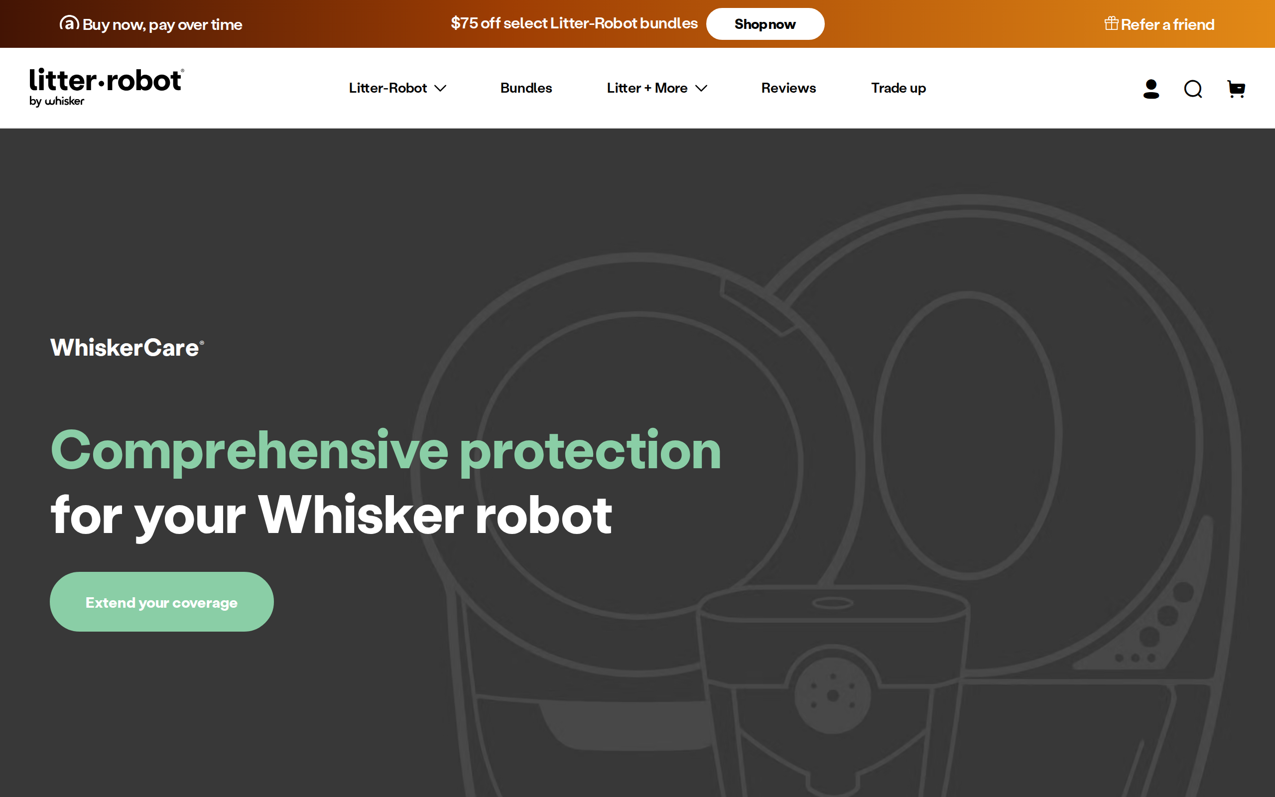 WhiskerCare warranty page
